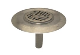 Clamp-Tite Aluminum Flat Top Drain with Bowl - Menzies Metal Products