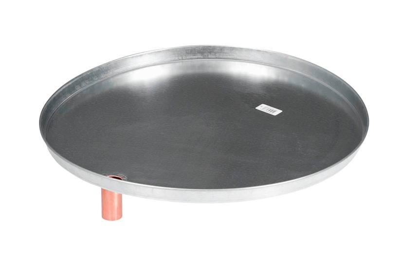 Hot Water Pan Low Lip by Menzies, the water heater pan best for situations when any leaking water ideally drips down onto the floor or a drainage line instead of off to the side.